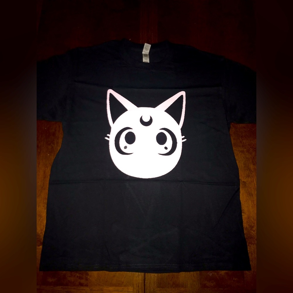COPY - Sailor Moon Kitty Cat Luna Graphic T-Shirt